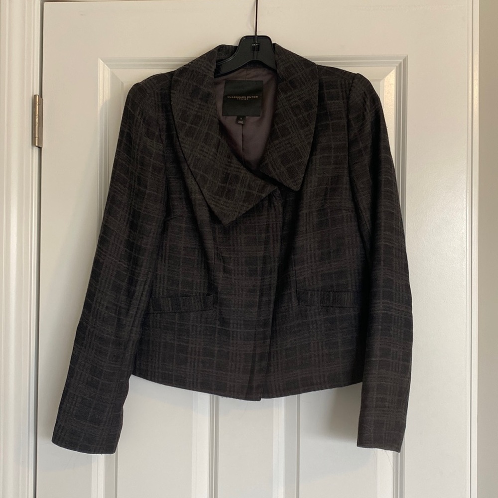 Modern blazer, zip up